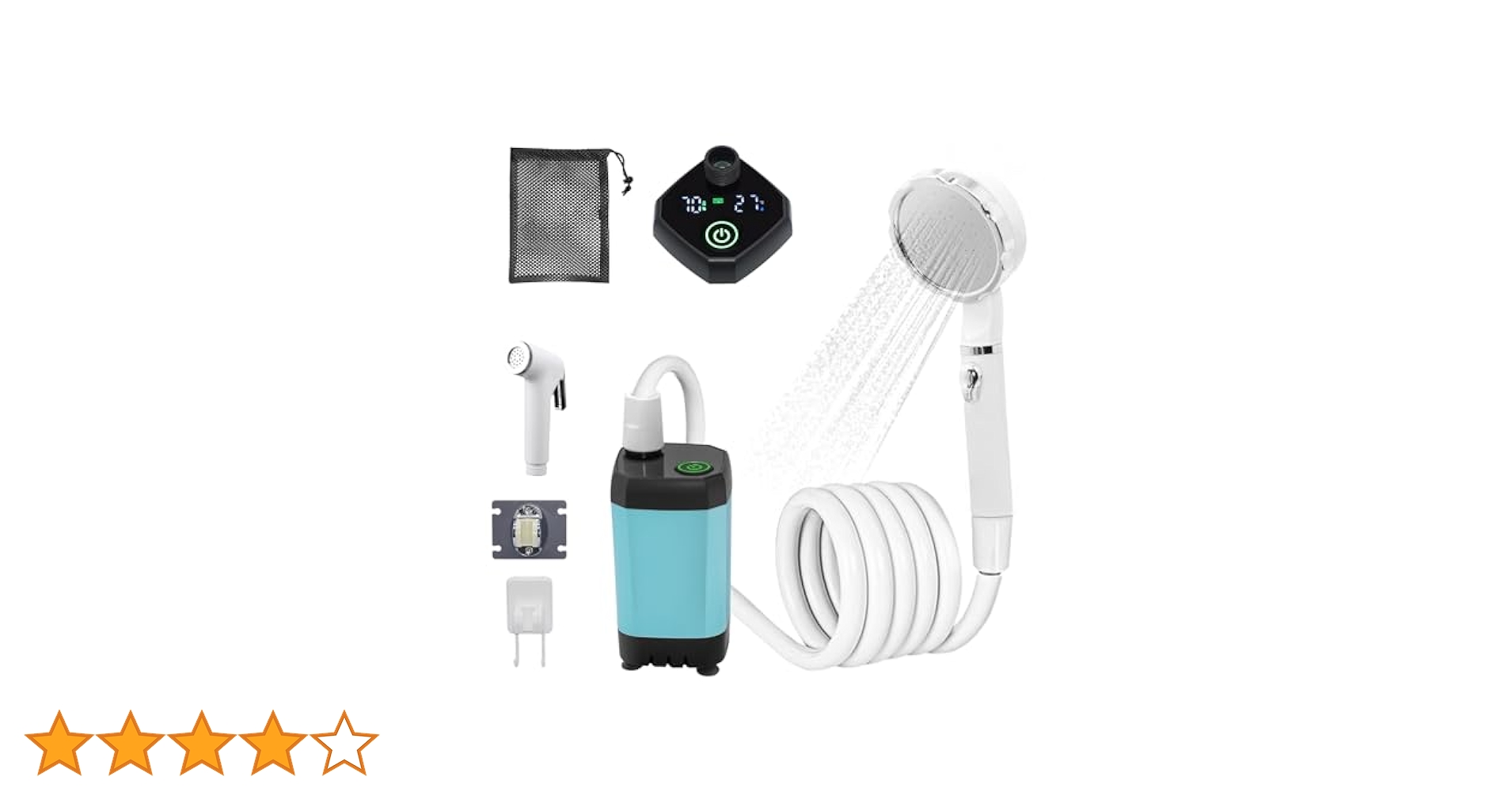 新品未使用ZenCT ポータブルシャワー アウトドアUSB充電式6000mAh他 Amazon.co.jp: ZenCT ポータブルシャワー アウトドア USB充電式